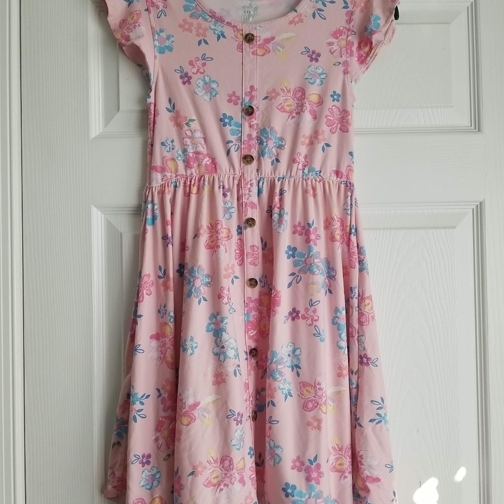 Star Ride Girl's Floral Dress